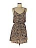 Three Pink Hearts Trixi 100% Polyester Tan Casual Dress Size M - photo 1