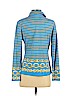 J. McLaughlin Blue Long Sleeve Top Size S - photo 2