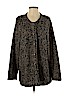Cj Banks 100% Acrylic Tan Cardigan Size 2X - photo 1
