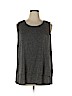 Apt. 9 Gray Sleeveless Blouse Size 1X - photo 1
