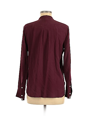 Dylan Gray Long Sleeve Silk Top (view 2)