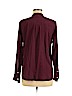 Dylan Gray 100% Silk Burgundy Long Sleeve Silk Top Size XS - photo 2