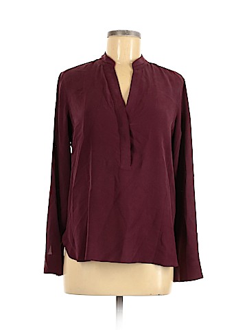 Dylan Gray Long Sleeve Silk Top (view 1)