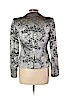 Armani Collezioni Silver Silk Blazer Size 10 - photo 2