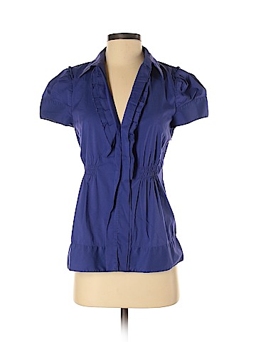 BCBGMAXAZRIA Short Sleeve Blouse (view 1)