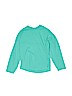 Assorted Brands 100% Cotton Solid Teal Long Sleeve T-Shirt Size S (youth) - photo 1