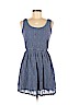 Mossimo Supply Co. Blue Casual Dress Size M - photo 1