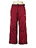 Nike 100% Polyester Burgundy Active Pants Size L - photo 1