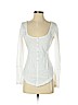 Free People 100% Cotton Ivory Long Sleeve Henley Size XS - photo 1