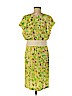 Tracy Reese 100% Silk Yellow Casual Dress Size M - photo 2