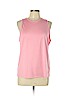 Nike 100% Polyester Pink Active Tank Size L - photo 1