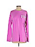 Victoria's Secret Pink 100% Cotton Pink Long Sleeve T-Shirt Size XS - photo 1