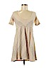 Free People 100% Cotton Tan Casual Dress Size M - photo 1