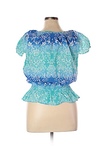 IZOD Short Sleeve Blouse (view 2)