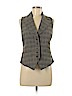 Laundry by Shelli Segal Tan Tuxedo Vest Size 8 - photo 1