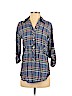 Plenty By Tracy Reese 100% Rayon Blue Long Sleeve Blouse Size XS - photo 1