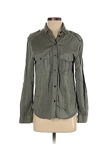 American Eagle Outfitters Long Sleeve Button-Down Shirt (view 1)