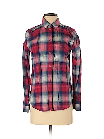 American Eagle Outfitters Long Sleeve Button-Down Shirt (view 1)