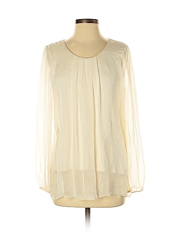 Cosmo Long Sleeve Silk Top (view 1)