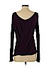 Express 100% Rayon Purple Long Sleeve Top Size S (petite) - photo 2