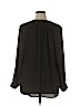 H&M 100% Polyester Black Long Sleeve Blouse Size 14 - photo 2
