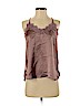Blu Pepper 100% Polyester Brown Sleeveless Blouse Size S - photo 1