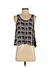 Forever 21 100% Viscose Gray Sleeveless Blouse Size S - photo 1