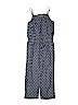 Cherokee 100% Cotton Polka Dots Blue Jumpsuit Size 7 - 8 - photo 1