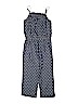 Cherokee 100% Cotton Polka Dots Blue Jumpsuit Size 7 - 8 - photo 2