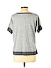 A.n.a Gray Short Sleeve Top Size L (petite) - photo 2