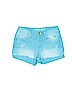 Justice 100% Cotton Blue Denim Shorts Size 8 - photo 1