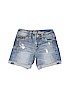 Justice Blue Denim Shorts Size 8 - photo 1