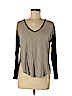 Madewell 100% Viscose Tan Long Sleeve T-Shirt Size M - photo 1