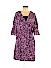 Elementz Purple Casual Dress Size L (petite) - photo 1