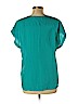 Van Heusen Blue Short Sleeve Blouse Size XL - photo 2