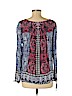 Lucky Brand Blue Long Sleeve Blouse Size M - photo 2