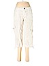 Khakis & Co White Cargo Pants Size 6 (petite) - photo 1