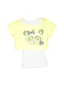 Justice Yellow Short Sleeve Top Size 7 - photo 1