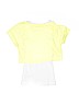Justice Yellow Short Sleeve Top Size 7 - photo 2