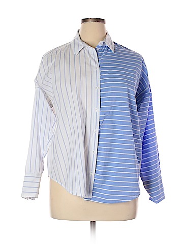 Divided by H&M Long Sleeve Button-Down Shirt (view 1)