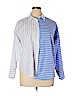 Divided by H&M 100% Cotton White Long Sleeve Button-Down Shirt Size 14 - photo 1