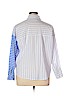 Divided by H&M 100% Cotton White Long Sleeve Button-Down Shirt Size 14 - photo 2
