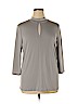 Banana Republic Gray 3/4 Sleeve Top Size XL - photo 1