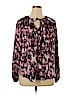 Simply Vera Vera Wang 100% Polyester Purple Long Sleeve Blouse Size XL - photo 1