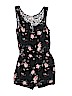 Assorted Brands 100% Rayon Floral Black Romper Size XS (youth) - photo 1