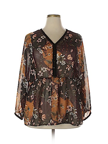 Style&Co Long Sleeve Blouse (view 1)