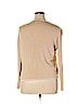Ann Taylor 100% Silk Tan Silk Cardigan Size XL - photo 2