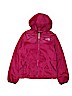 The North Face 100% Polyester Solid Pink Fleece Jacket Size 10 - 12 - photo 1