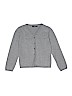 George 100% Cotton Solid Gray Cardigan Size 7 - 8 - photo 1