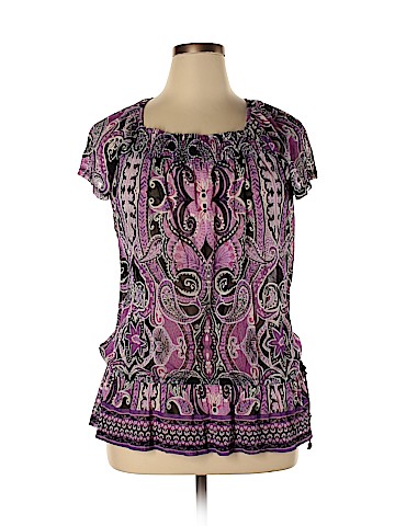 Apt. 9 Short Sleeve Blouse (view 1)